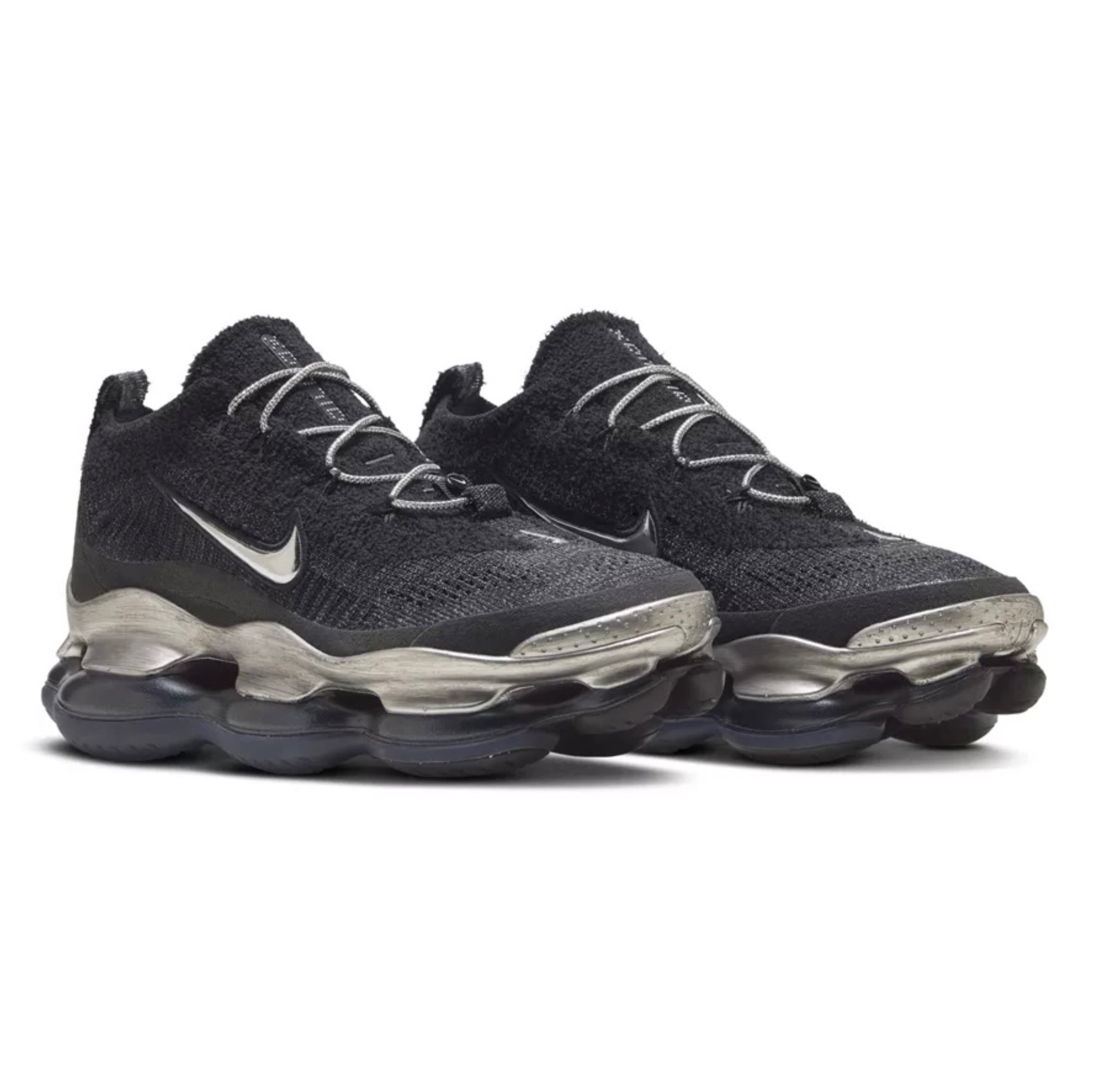 Nike Air Max Scorpion Flyknit 'Black Metallic Silver'