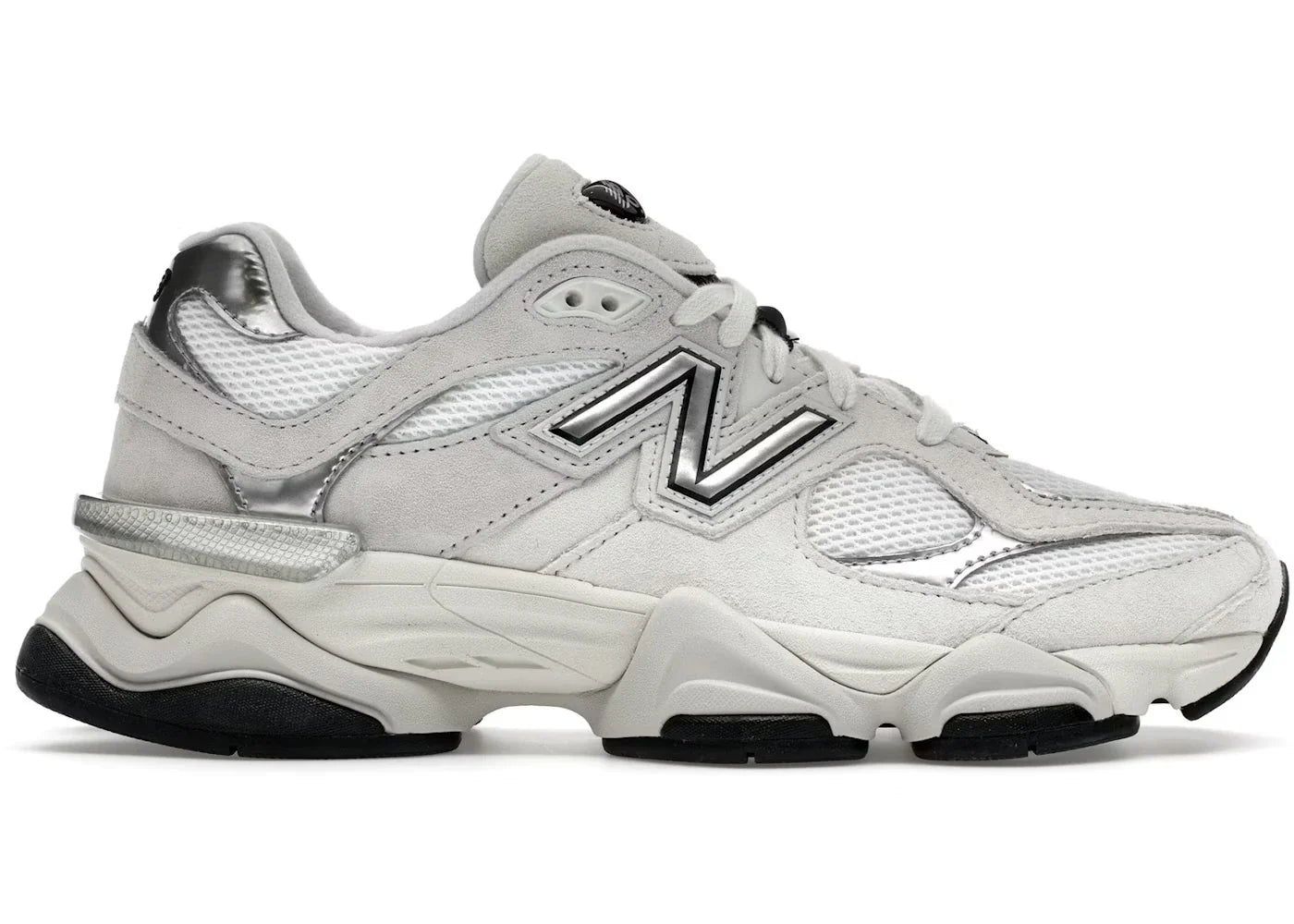 New Balance 9060 'White Black Metallic Silver'
