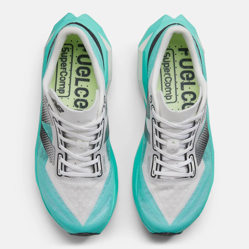 New Balance Elite v4 "White Blue"