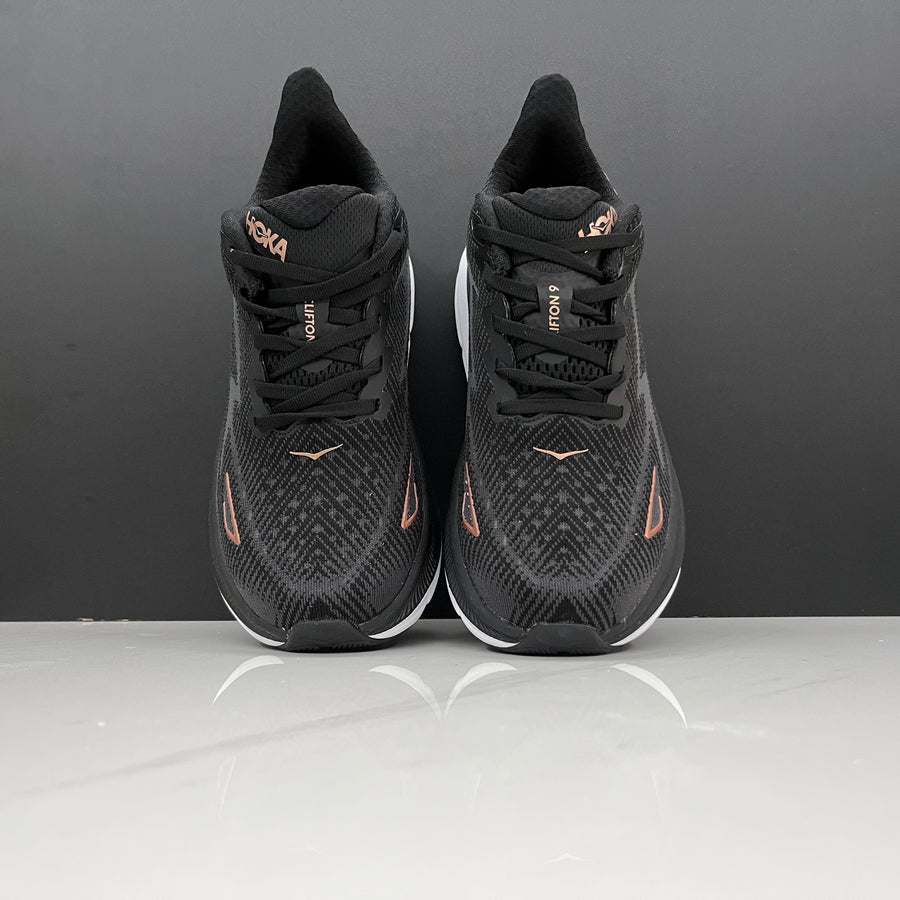 Hoka Clifton 9 'Black Rose Gold'
