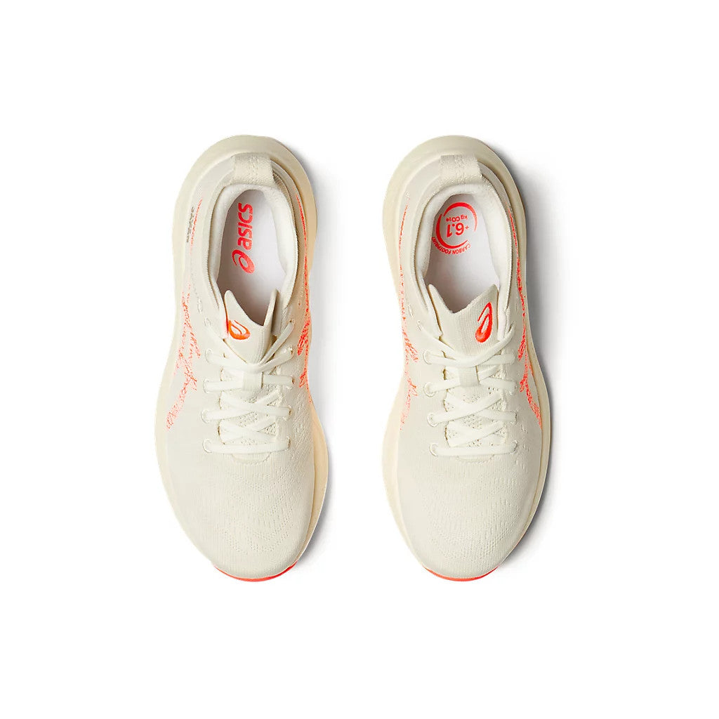 Asics Nimbus Mirai Paris 'White Sunrise Red'