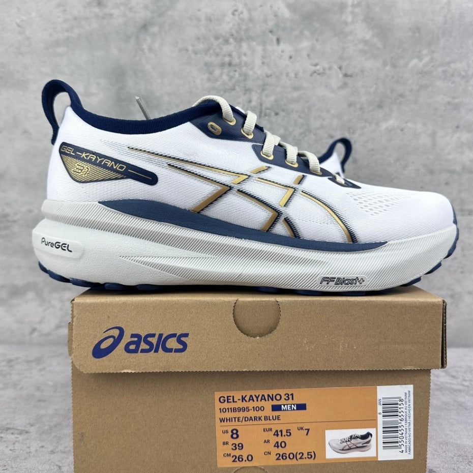 Asics Gel Kayano 31 'White Peacoat Gold'