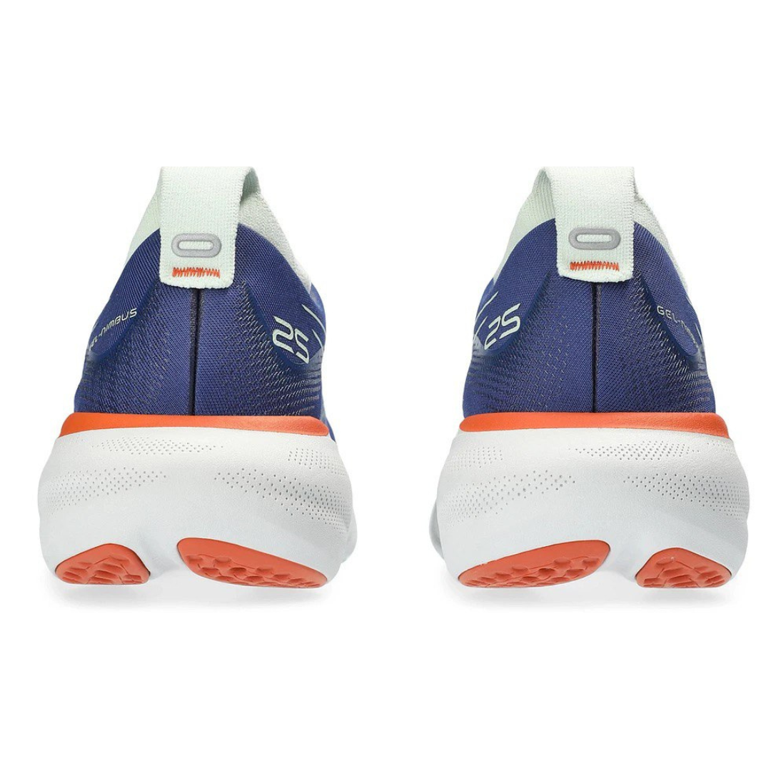 Asics Gel Nimbus 25 'Navy Blue with Orange and White'