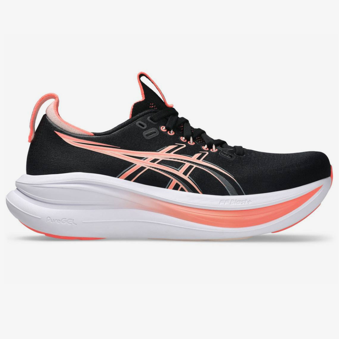 Asics Gel Nimbus 28 'Black Sun Coral'