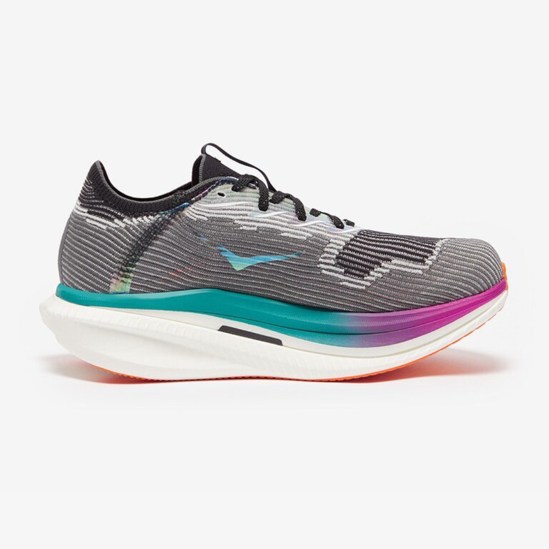 Hoka Cielo X1 Unissex - Preto/Electric Aqua