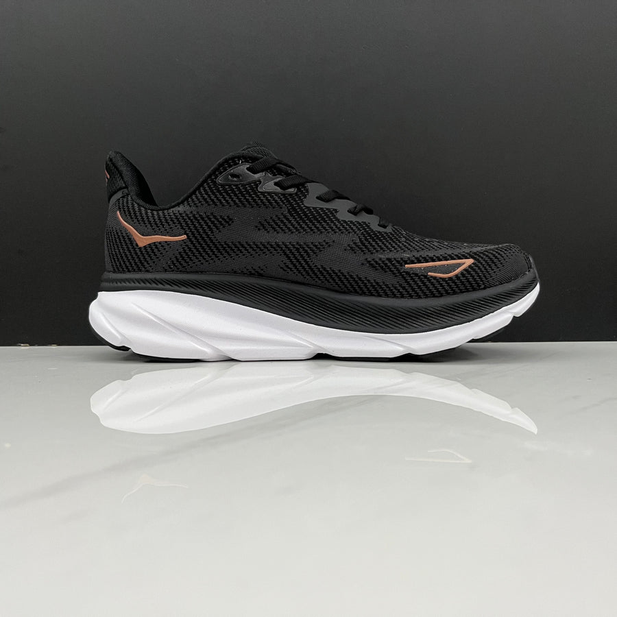 Hoka Clifton 9 'Black Rose Gold'