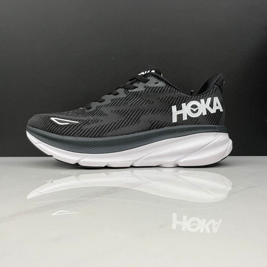 Hoka Clifton 9 'Black White'