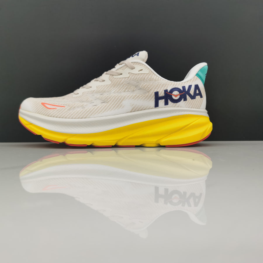 Hoka Clifton 9 'Eggnog Passion Fruit'