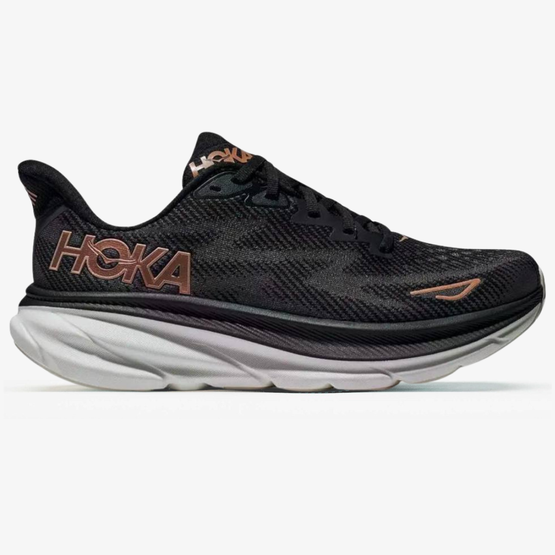 Hoka Clifton 9 'Black Rose Gold'