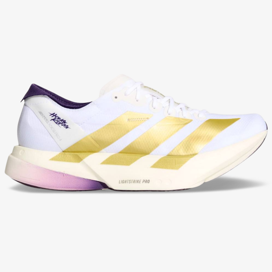 Adidas Adizero Adios Pro 4 'White Gold Aurora Plum'