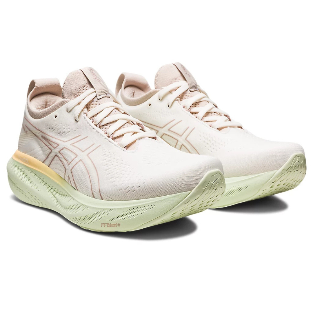 Asics Gel Nimbus 25 'Cream and Light Green'
