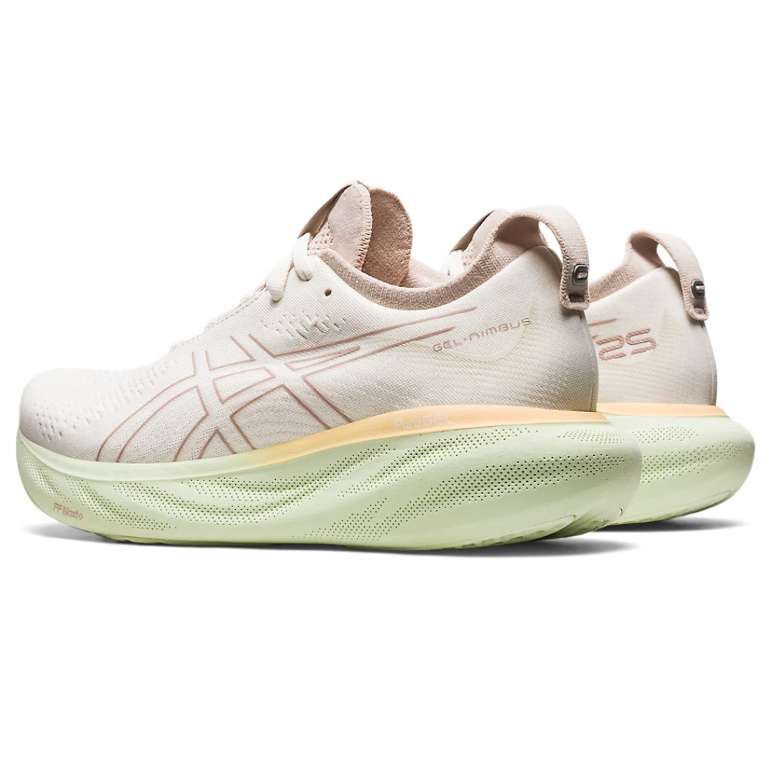 Asics Gel Nimbus 25 'Cream and Light Green'