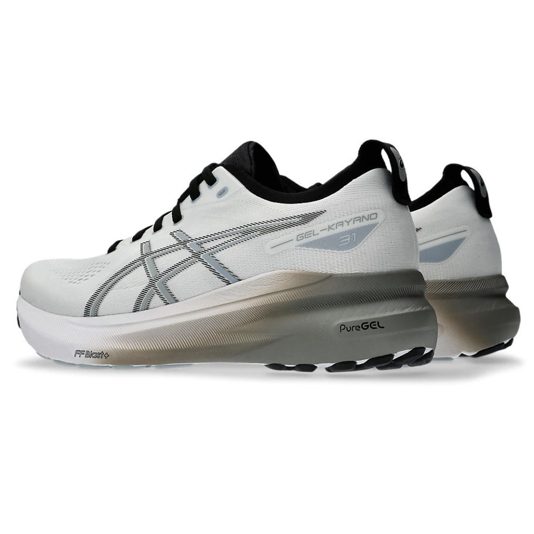 Asics Gel Kayano 31 'White with Gray and Black'