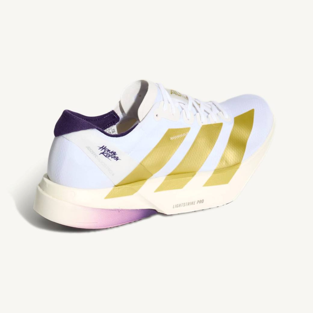 Adidas Adizero Adios Pro 4 'White Gold Aurora Plum'