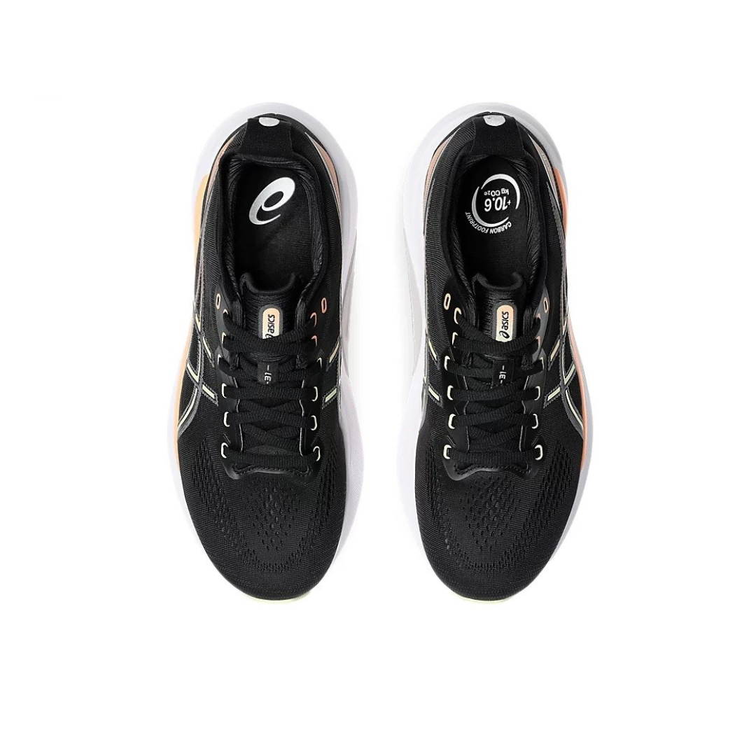 Asics Gel Kayano 31 'Black with White and Orange'