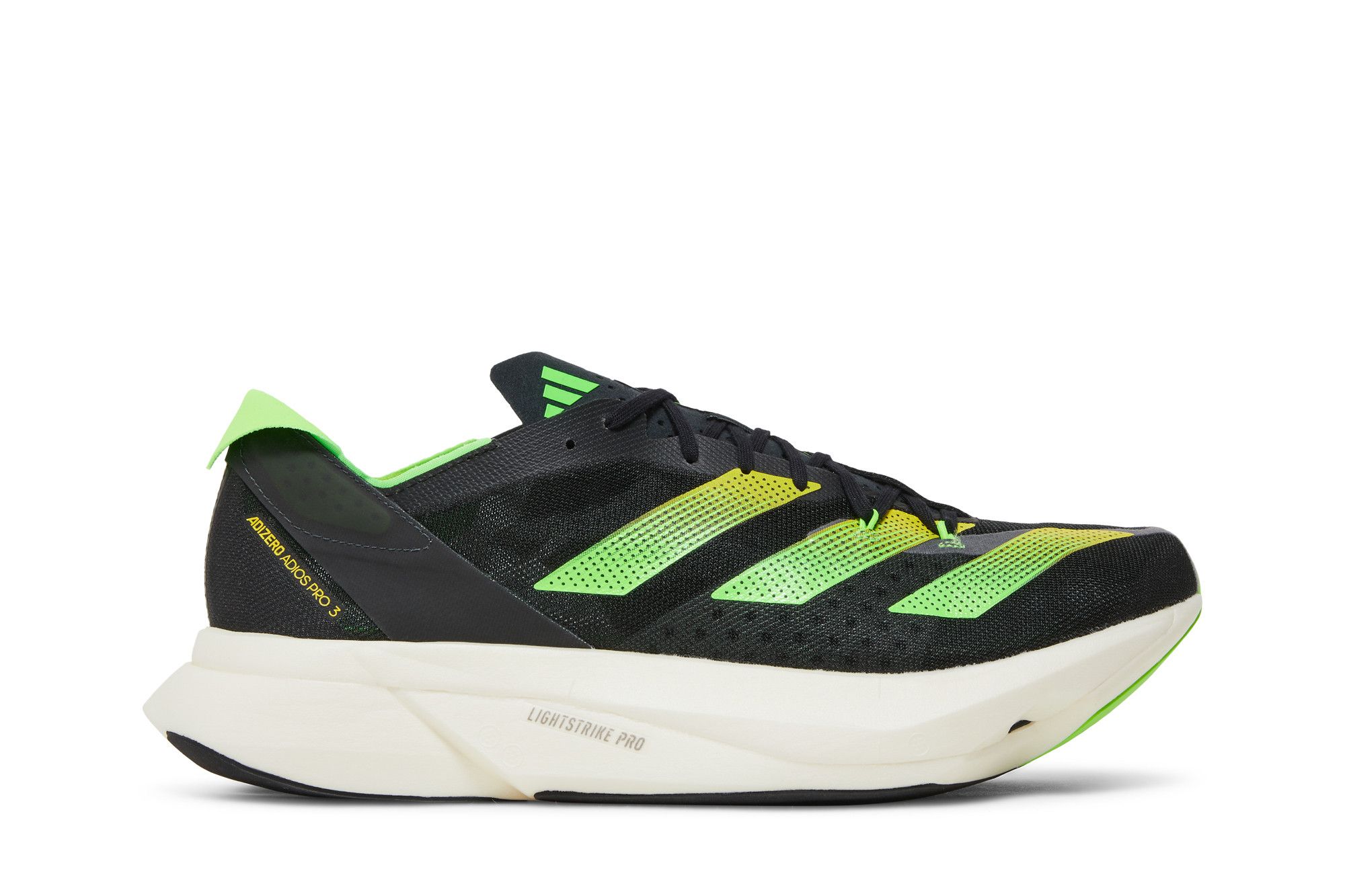 Adidas Adizero Adios Pro 3 'Core Black Solar Green'