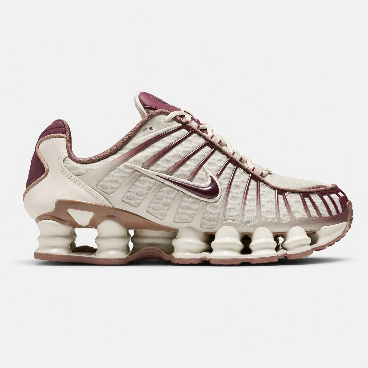 Nike Shox TL 'Light Bone Burgundy Crush'