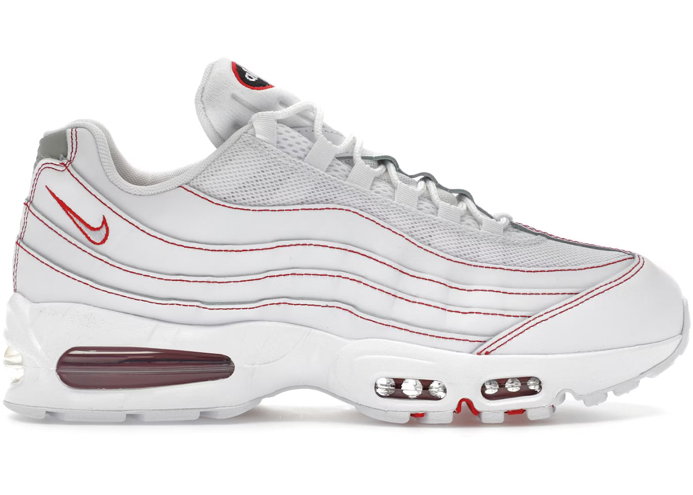 Nike Air Max 95 'OG White University Red'