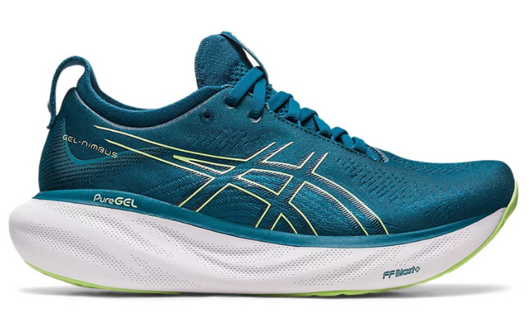 Asics Gel - Nimbus™ 25 Azul com Verde