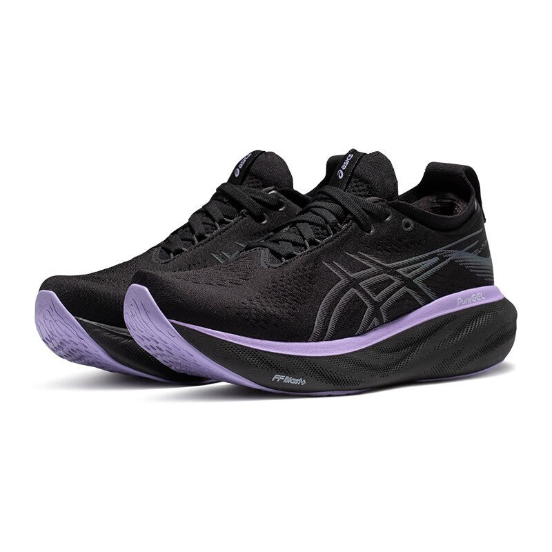 Asics Gel Nimbus 25 'Black and Purple'