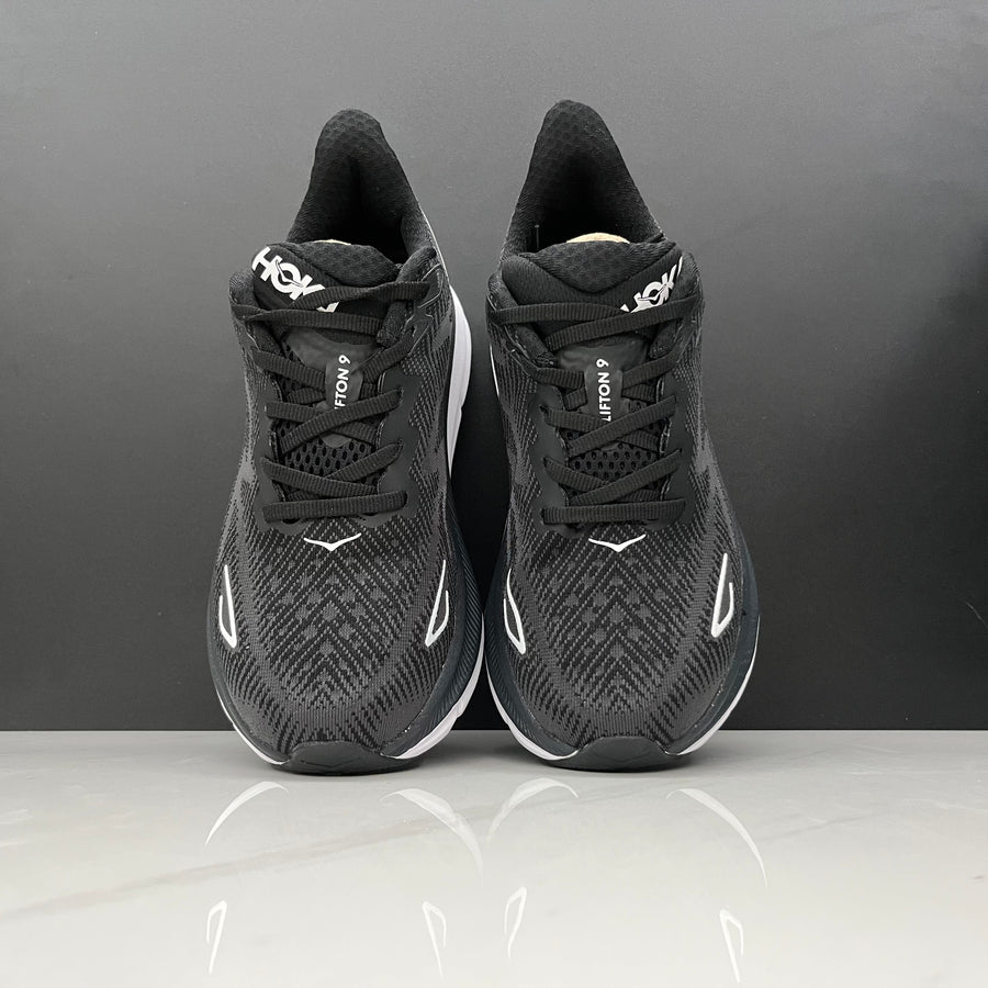 Hoka Clifton 9 'Black White'