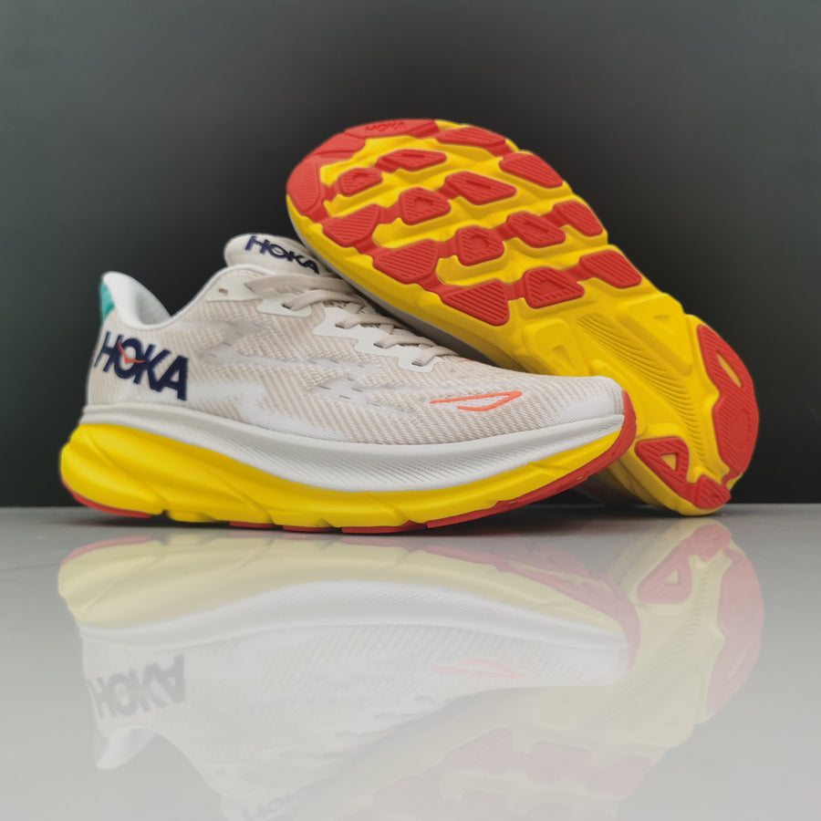 Hoka Clifton 9 'Eggnog Passion Fruit'
