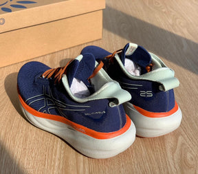 Asics Gel Nimbus 25 'Navy Blue with Orange and White'