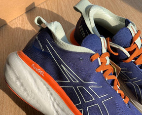 Asics Gel Nimbus 25 'Navy Blue with Orange and White'