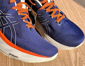 Asics Gel Nimbus 25 'Navy Blue with Orange and White'