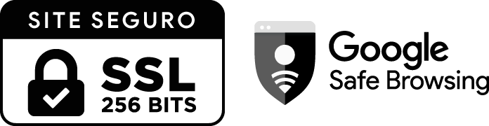 Site seguro SSL 256 bits e Google Safe Browsing